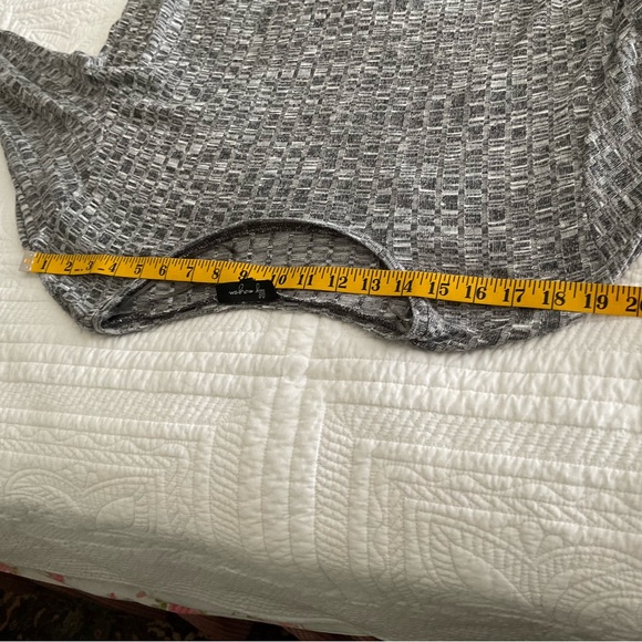 LILLY MORGAM, MULI COLOUR GREY & BLACK LONG SLEEVE SWEATER, SIZE: 2X - Picture 5 of 10